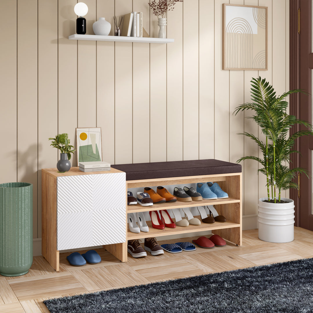 (6 Pair + 12 Pair Open Seat Cabinet)