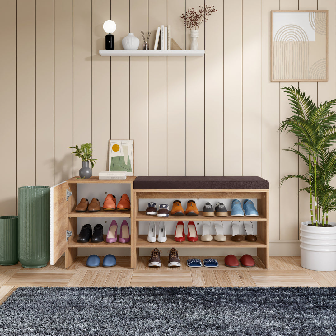 (6 Pair + 12 Pair Open Seat Cabinet)