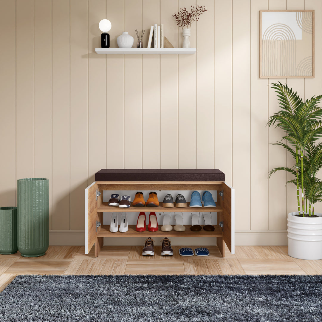 (12 Pair Seat Cabinet) White