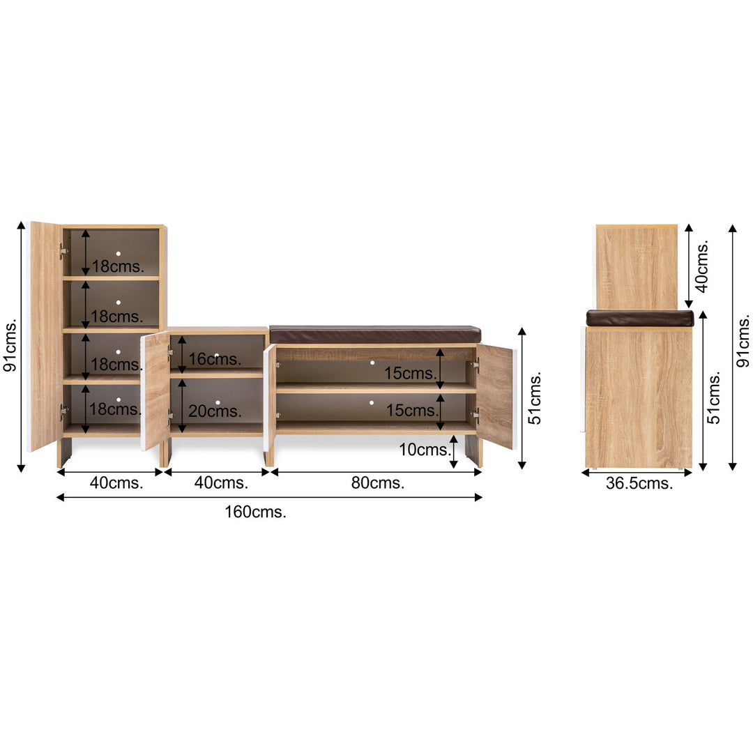 (6 Pair + 10 Pair + 12 Pair Seat Cabinet)