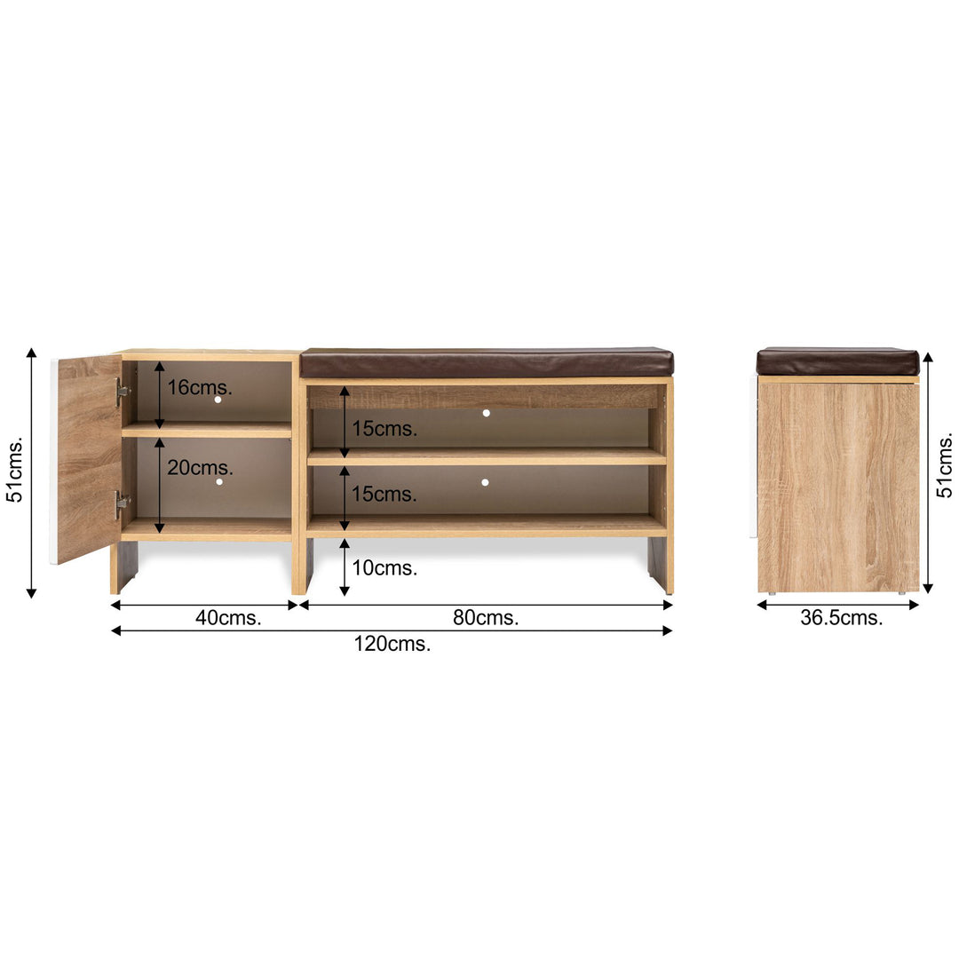 (6 Pair + 12 Pair Open Seat Cabinet)
