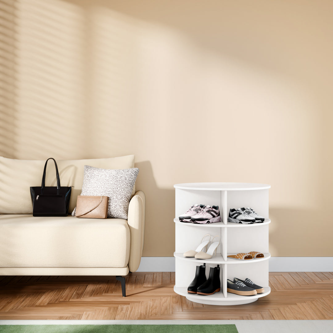 360° Rotating Shoe Rack - White – Rocco