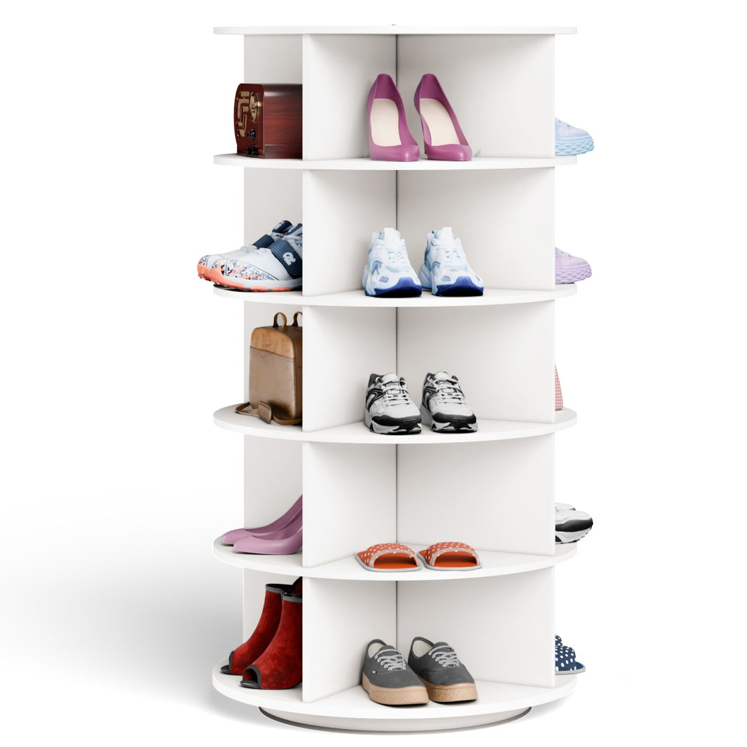 360° Rotating Shoe Rack - White – Rocco